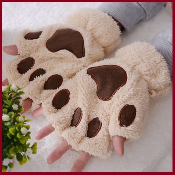 Accessories - Fingerless Paw Gloves